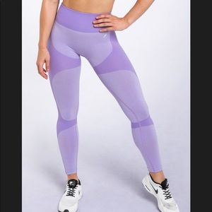 DYE lavender seamless leggings